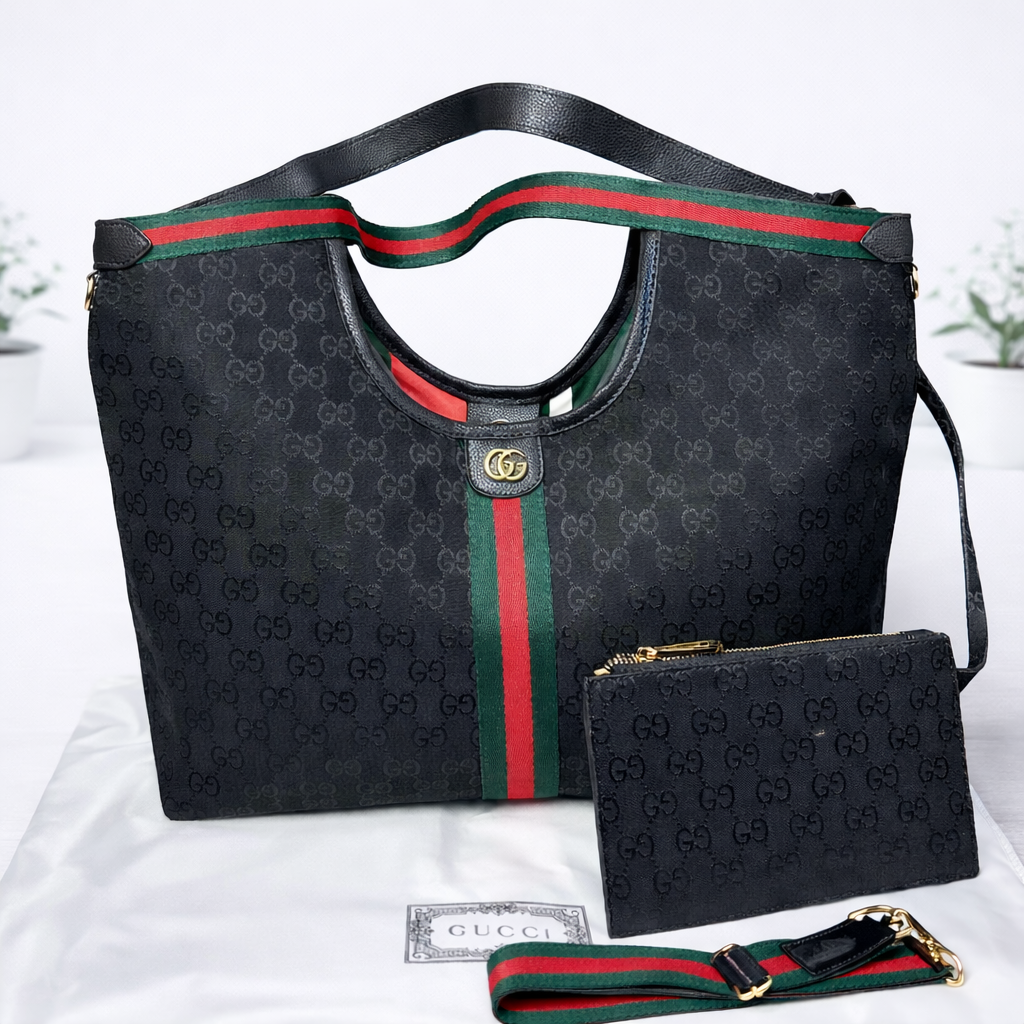Gucci Giglio Gg Canvas Large