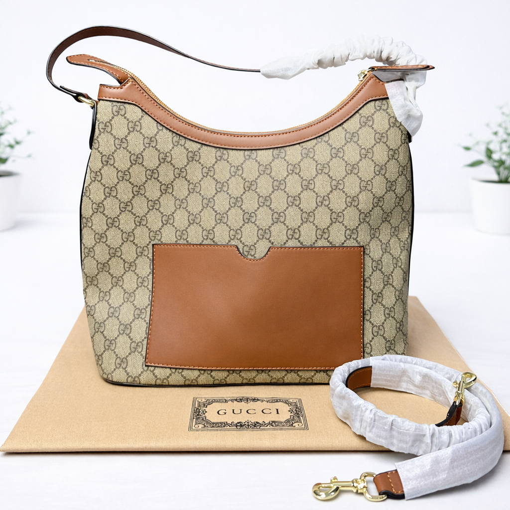 Gucci Supreme Linea Beige Canvas
